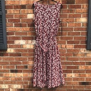Anne Klein Women's Midi Dress with Sash NWT-Large/XL